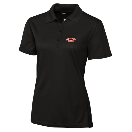  C&B Womens Black Clique Ice Pique Polo - Hawaii Hilo Arched