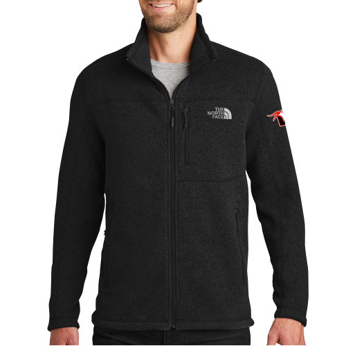  The North Face Black Heather Fleece Jacket - Fire and Sail