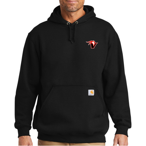  Carhartt Black Midweight Hoodie - Fire and Sail