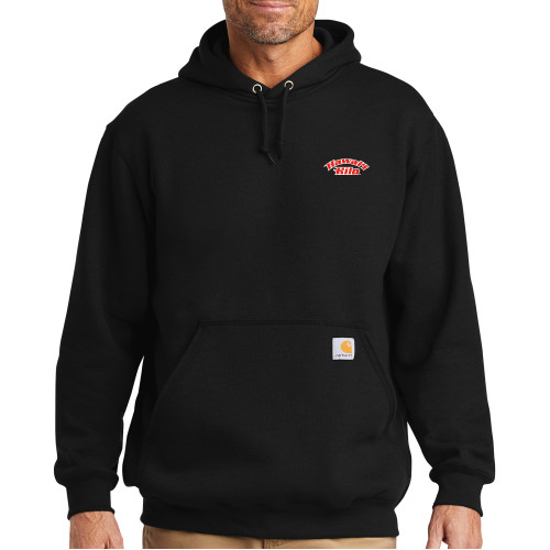  Carhartt Black Midweight Hoodie - Hawaii Hilo Arched