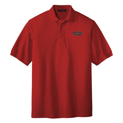  Red Silk Touch Polo - Hawaii Hilo Arched