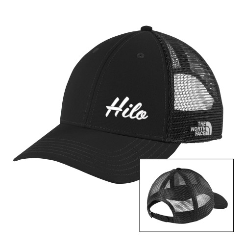  The North Face Black/Black Ultimate Trucker Hat - Hilo Script
