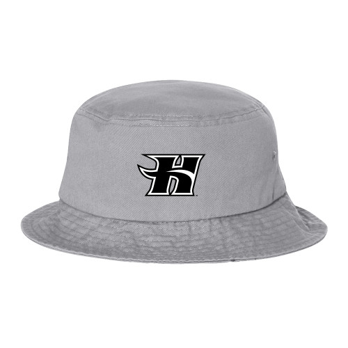  Sportsman Grey Bucket Hat - Flaming H