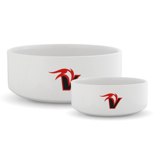  Ceramic Dog Bowl - Fire and Sail