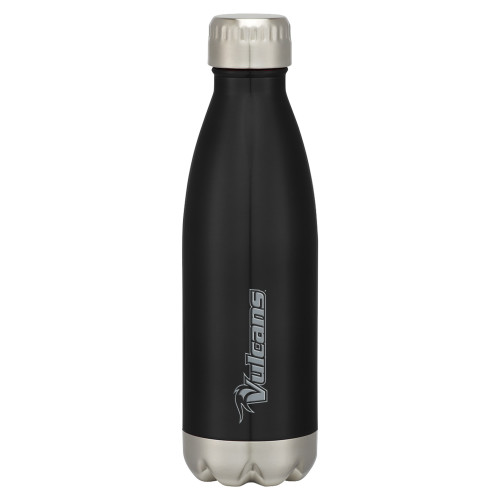  Swig Stainless Steel Black Bottle 16oz - Vulcans Wordmark Engraved