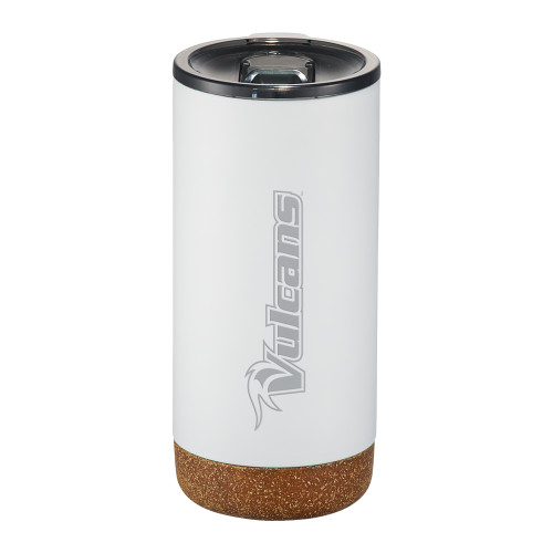  Valhalla Vacuum Insulated White Tumbler 16oz - Vulcans Wordmark Engraved