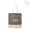 Thumbnail image for  Split Recycled Black Cotton Twill Convention Tote