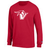 Thumbnail image for  Champion Red Long Sleeve T Shirt