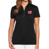 Thumbnail image for  Callaway Womens Black Tulip Sleeve Zip Polo