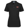 Thumbnail image for  Womens Silk Touch Black Pique Polo