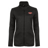 Thumbnail image for  Womens Black Heather Fleece Jacket