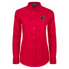 Thumbnail image for  Womens Red Twill Button Down Long Sleeve 