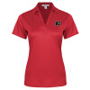 Thumbnail image for  Womens Red Performance Fine Jacquard Polo