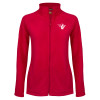 Thumbnail image for  Womens Red Fleece Full Zip Jacket