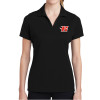 Thumbnail image for  Womens Black Dry Mesh Polo