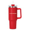Thumbnail image for  Hippo Red Mug & Straw Lid with Twist Closure 40 oz