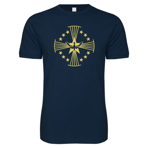  Next Level Navy SoftStyle T Shirt - Core Logo
