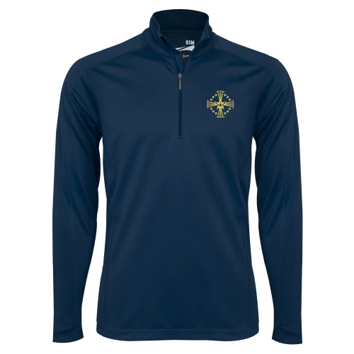  Syntrel Navy Interlock 1/4 Zip - Core Logo