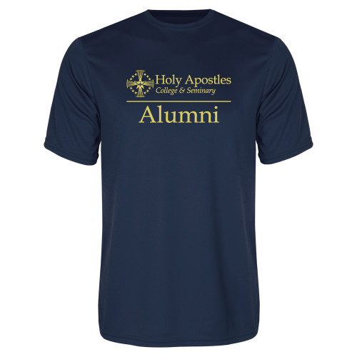 Navy Performance Tee - Alumni Horizontal