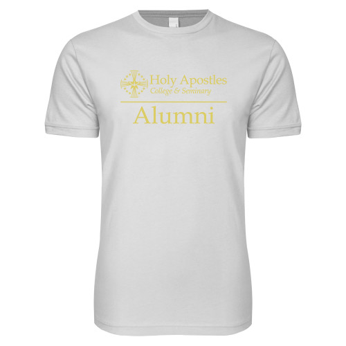  Next Level White SoftStyle T Shirt - Alumni Horizontal