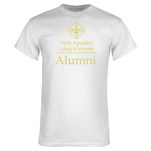  White T Shirt - Alumni Stacked