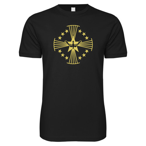  Next Level Black SoftStyle T Shirt - Core Logo