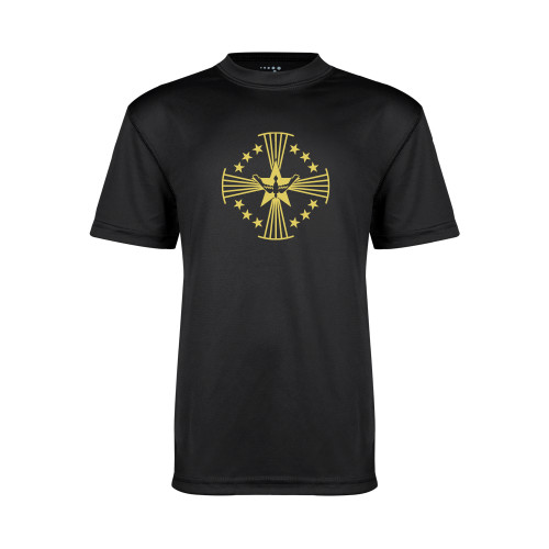  Youth Performance Black Tee - Core Logo