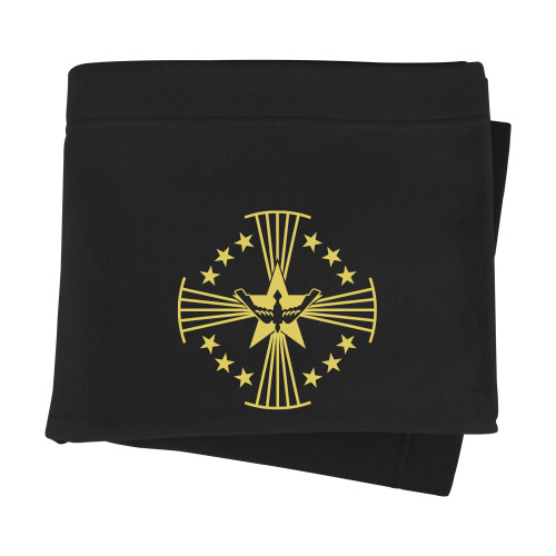  Black Sweatshirt Blanket - Core Logo