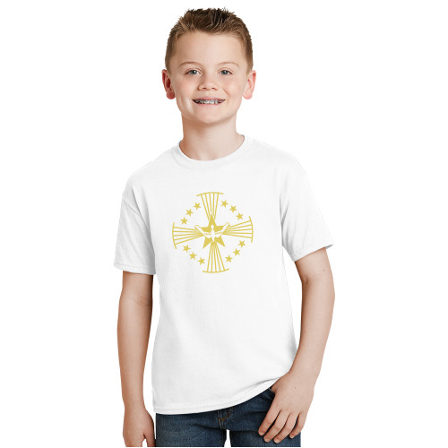  Youth White T Shirt - Core Logo