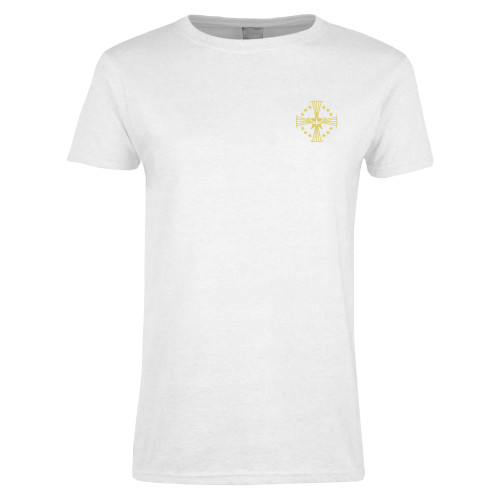  Womens White Short Sleeve Tee - Core Logo