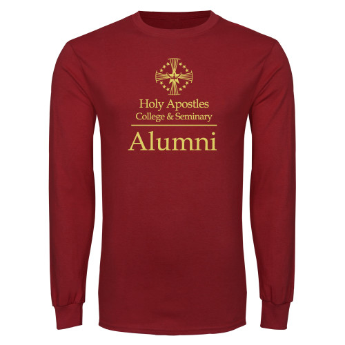  Cardinal Long Sleeve T Shirt - Alumni Stacked