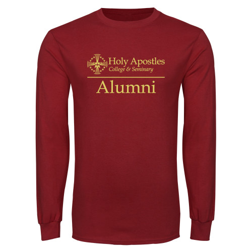  Cardinal Long Sleeve T Shirt - Alumni Horizontal