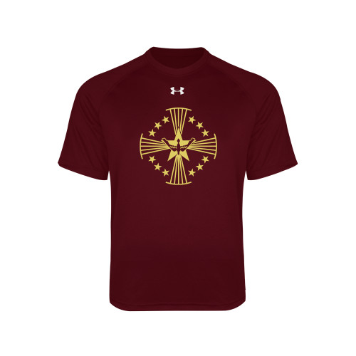  Under Armour Youth Cardinal Tech Tee - Core Logo