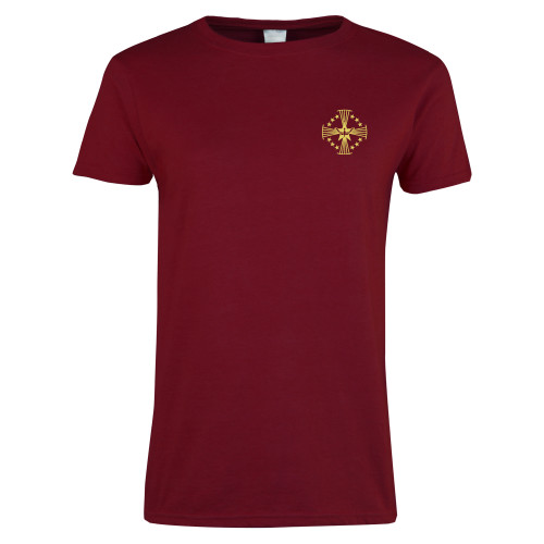  Next Level Womens Cardinal Short Sleeve Tee - Core Logo