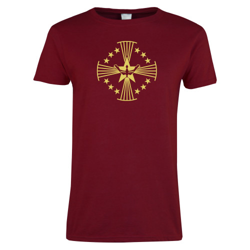 Next Level Womens Cardinal Short Sleeve Tee - Core Logo