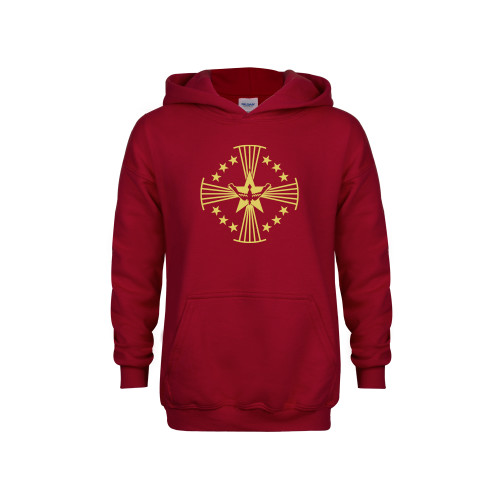  Youth Cardinal Fleece Hoodie - Core Logo
