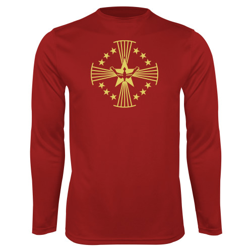  Cardinal Performance Long Sleeve Shirt - Core Logo