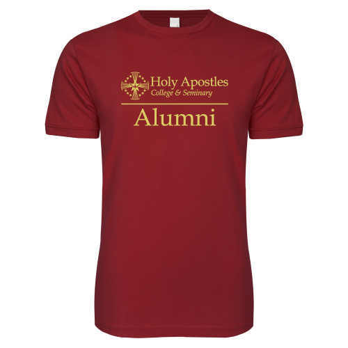  Next Level Cardinal SoftStyle T Shirt - Alumni Horizontal