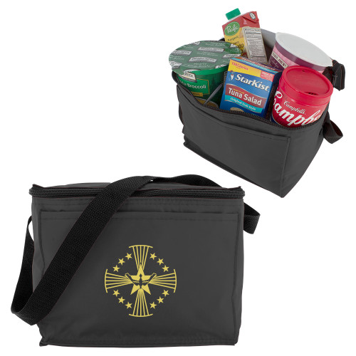  Six Pack Grey Cooler - Core Logo