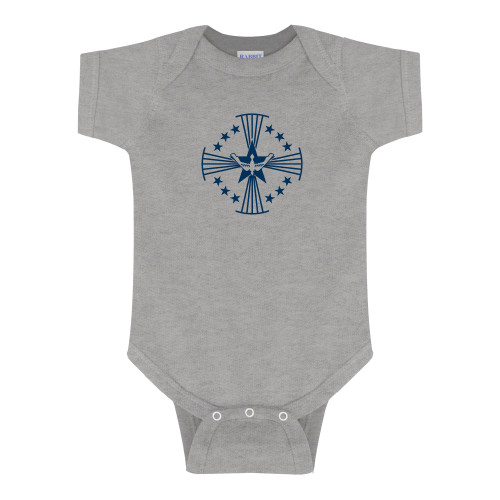  Grey Infant Onesie - Core Logo