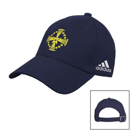  Adidas Navy Adjustable Washed Slouch - Core Logo