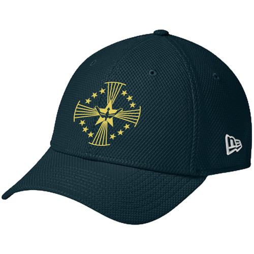  New Era Navy Diamond Era 39Thirty Stretch Fit Hat - Core Logo