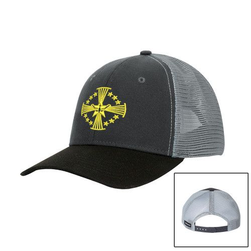  DRI DUCK Hudson Charcoal/Black Trucker Hat - Core Logo