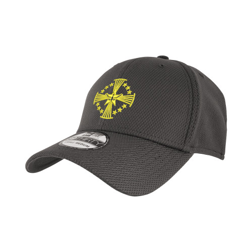  New Era Charcoal Diamond Era 39Thirty Stretch Fit Hat - Core Logo