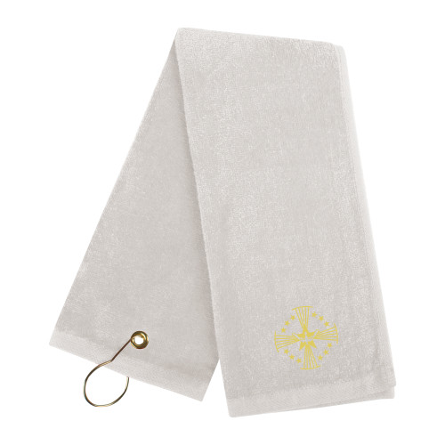  White Golf Towel - Core Logo