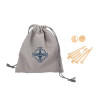 Thumbnail image for  Bamboo Golf Tee Set w/ Grey Recycled Pouch