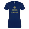 Thumbnail image for  Next Level Womens Navy Boyfriend Tee