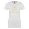 Thumbnail image for  Next Level Womens White Boyfriend Tee