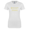 Thumbnail image for  Next Level Womens White Boyfriend Tee