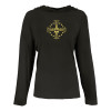 Thumbnail image for  Womens Black Long Sleeve Hooded Tee
